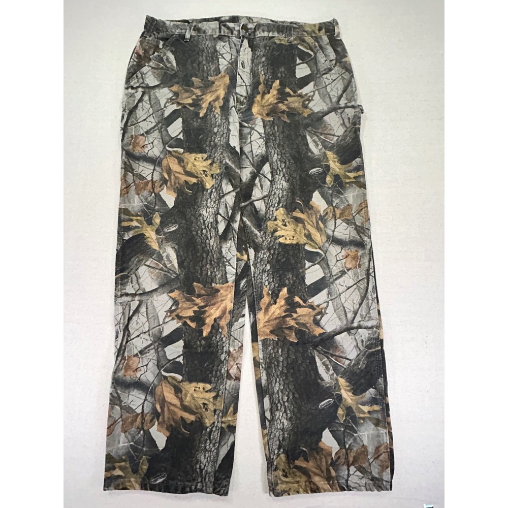 Vintage Carhartt Men's 42 Camo‎ Dungarees Hunting B158-CMO Carpenter Cargo Pants